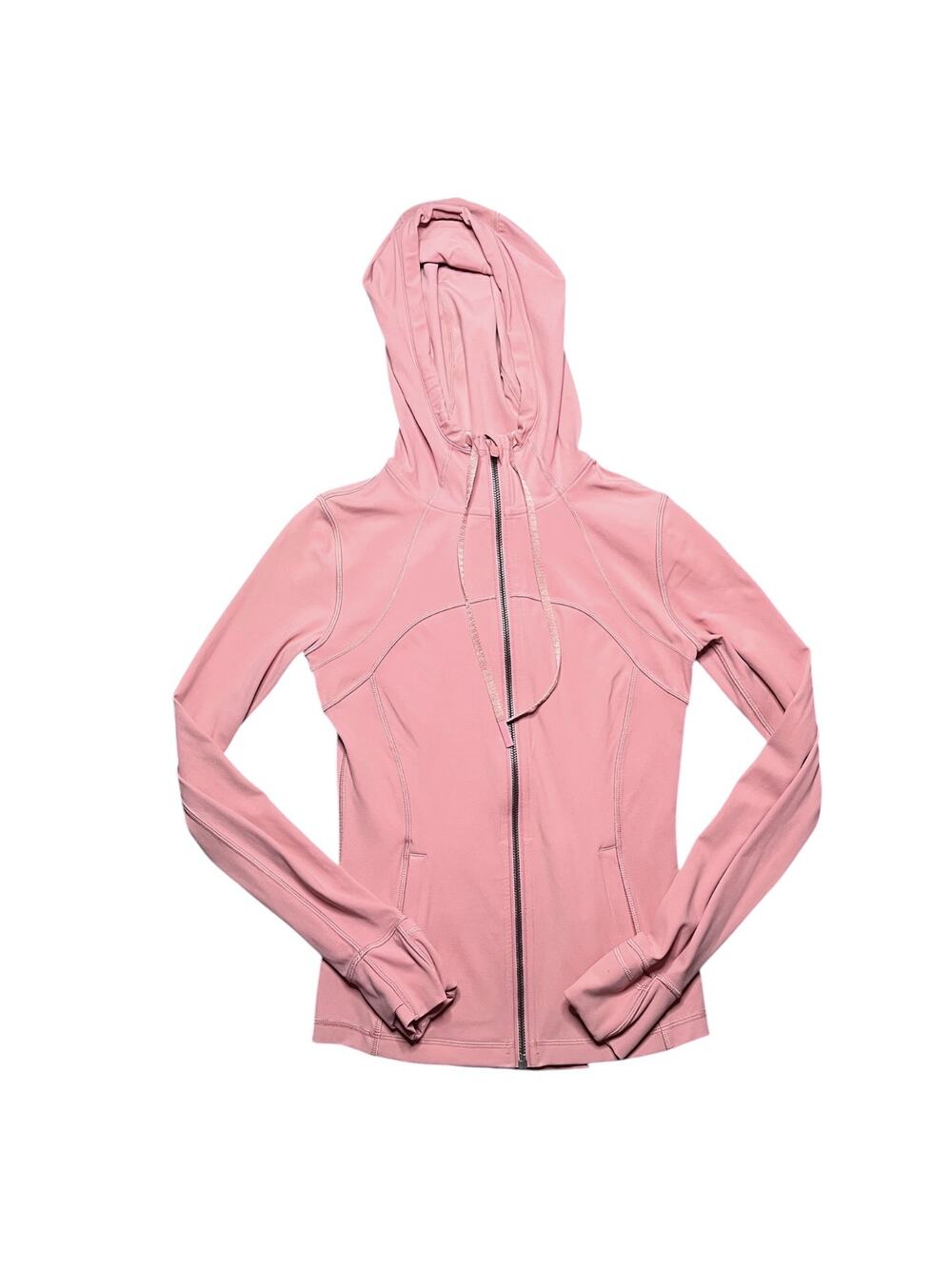 Lululemon Hooded Define Jacket Pink Puff Size 4